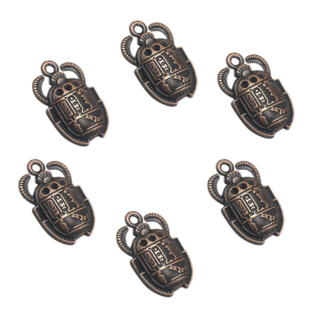 100 Pcs Retro Earrings Charm Pendant Number Jewelry Making Pendants Alloy DIY Charms Set