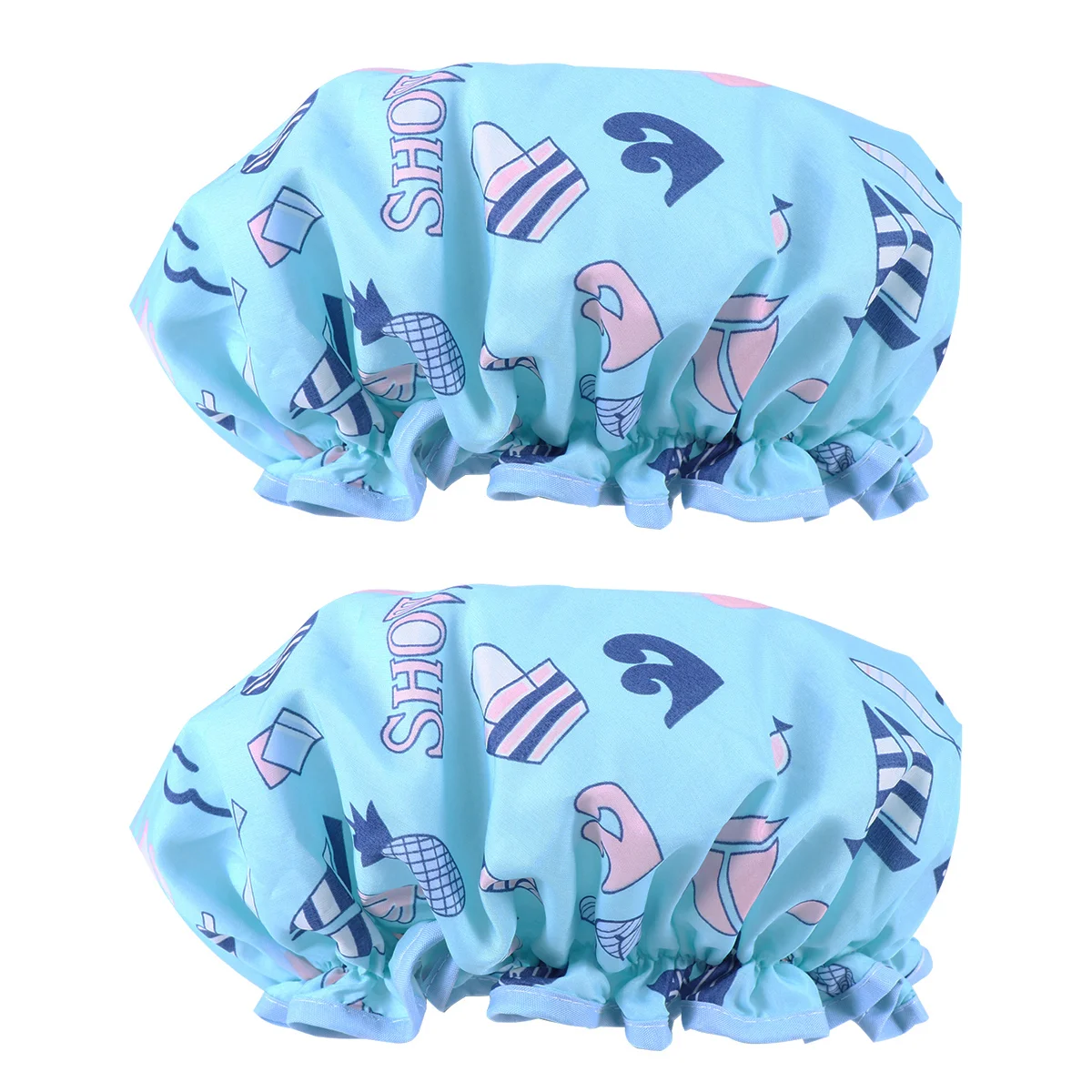 

Cap Shower Hair Caps Hat Bath Sleeping Waterproof Bonnet Reusable Night Cover Salon Head Bathing Scrub Wrap Styling Turban