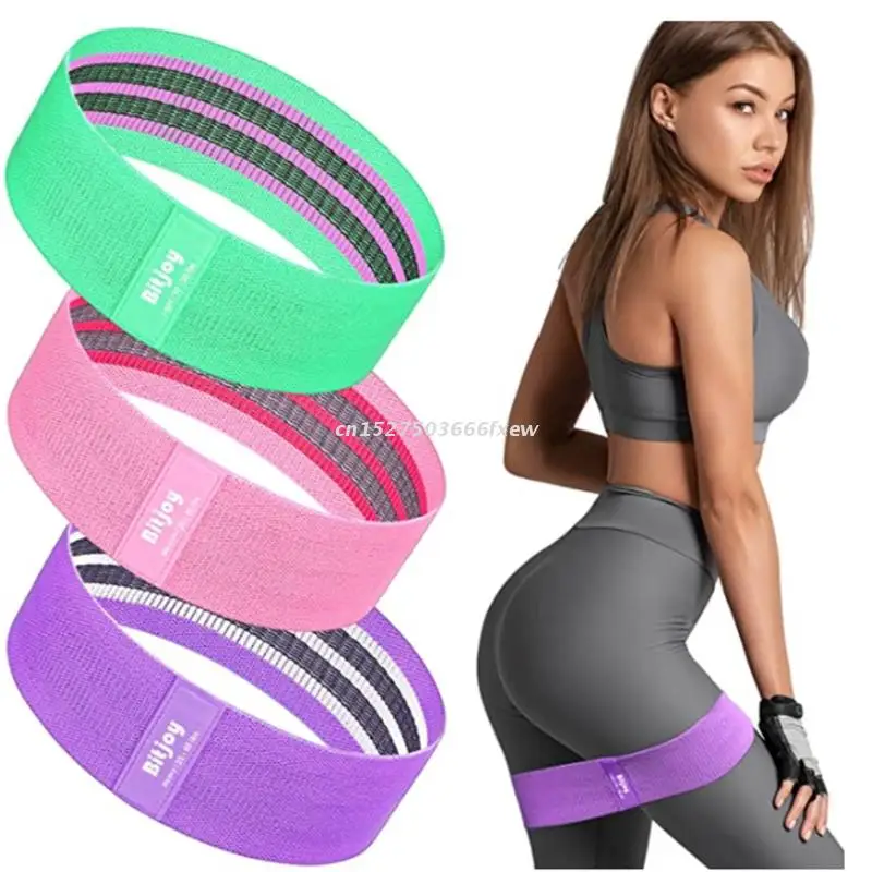 

3Pcs Butt and Legs Hip Circle Loop Resistance Band Belt Workout Exercise Legs Thigh Glute Butt Squat Sport Gym Equipment