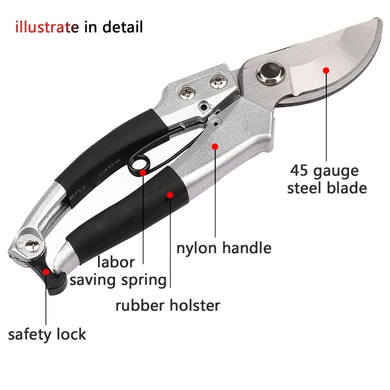 Секатор садовый ручной инструмент бонсай для ножниц садовая машина Чоппер
