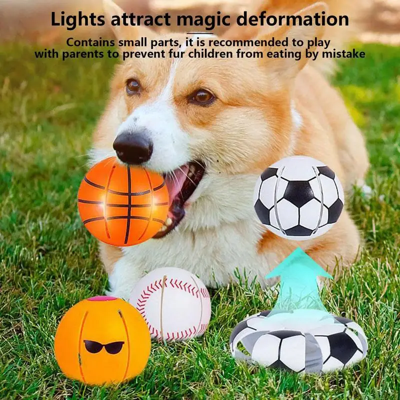 Интерактивный мяч для собак устойчивый к укусам игрушечный многофункциональные