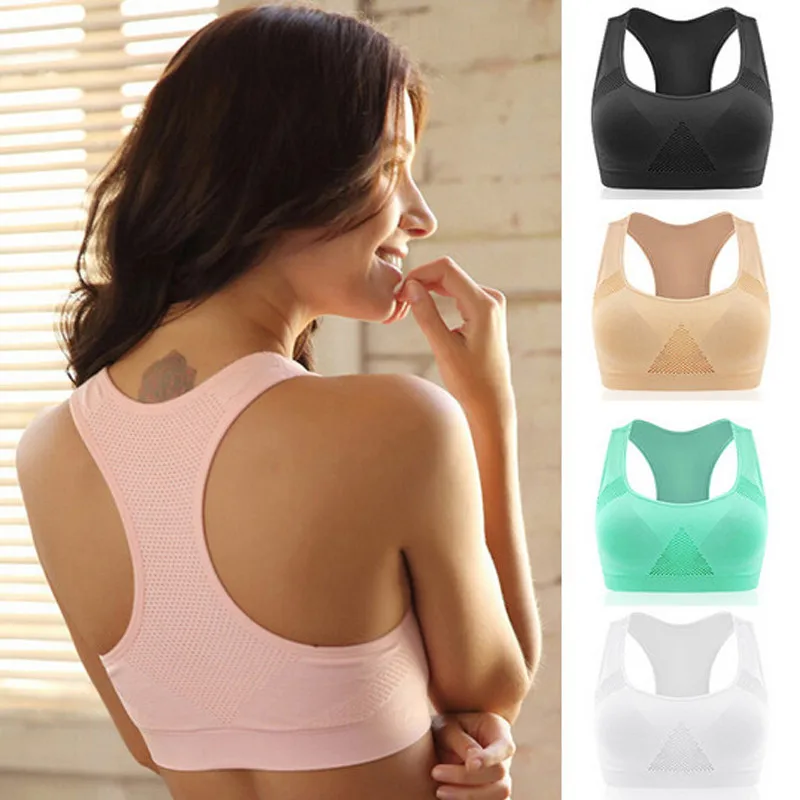 

Women Yoga Underwear Padded Crop Tops Underwear Gym Top Yoga Sport Bra Breathable Fitness Running Vest Yoga Bras Sports Type
