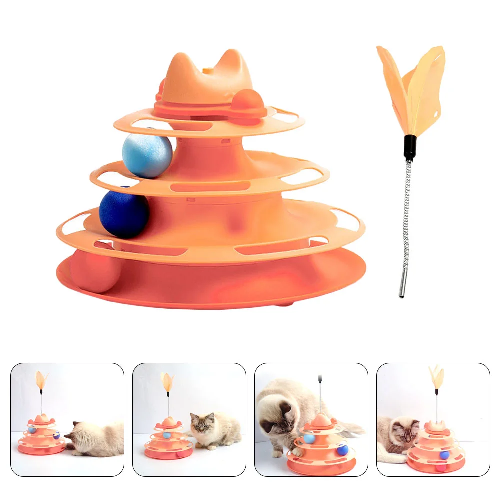 

Cat Interactive Amusement Plaything Cat Turntable Cat Plaything for Shop Gift Kitten