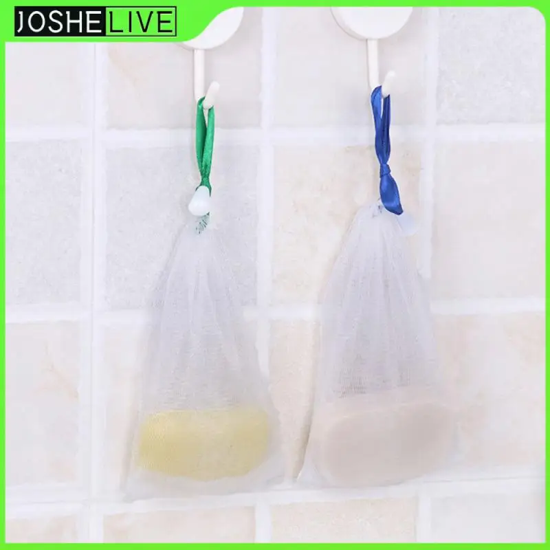

1PC Soap Foaming Net Wash Face Bath Shower Soap Blister Bubble Mesh Body Cleansing Nets Bathroom Accessories Random Color