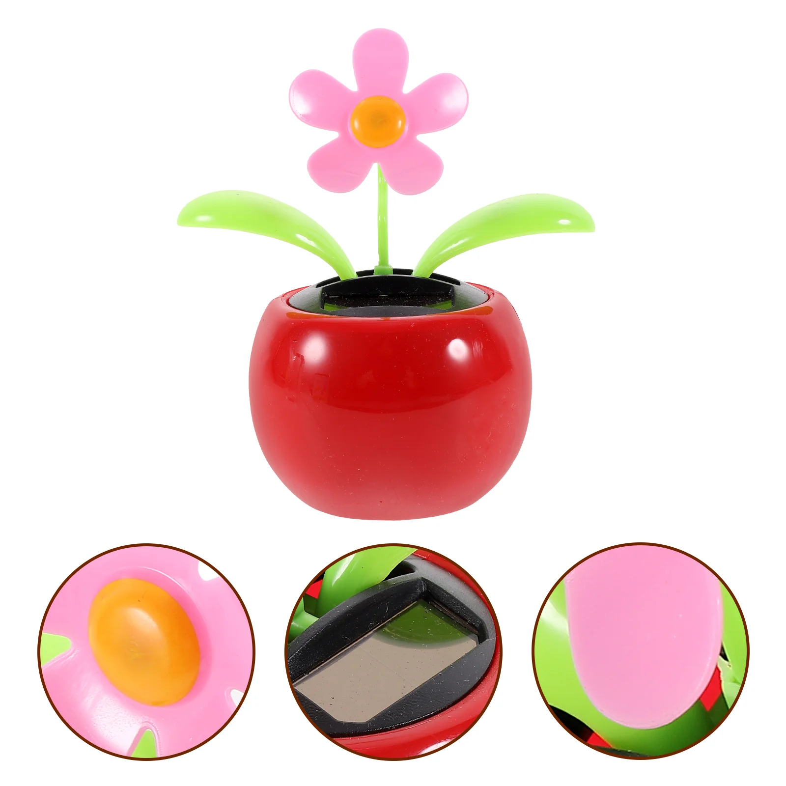 

Apple Blossom Car Ornaments Office Accessories Interior Abs Dashboard Decorations