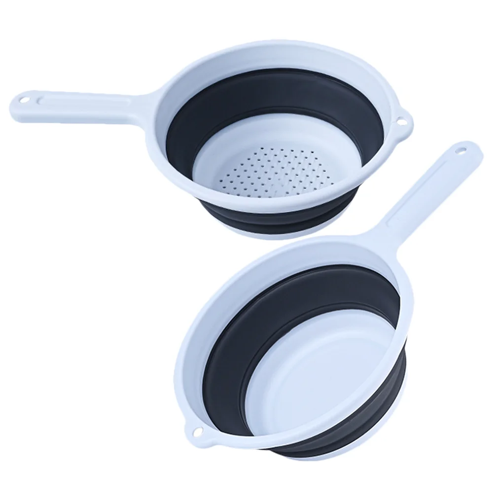 

Strainer Water Scoop Kitchen Colander Draining Vegetable Spoon Portable Handle Bathroom Plastic Ladle Home