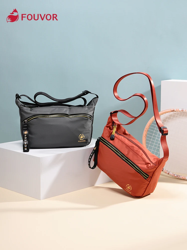 Сумка на плечо Fouvor для женщин Стильная вместительная водонепроницаемая сумка из