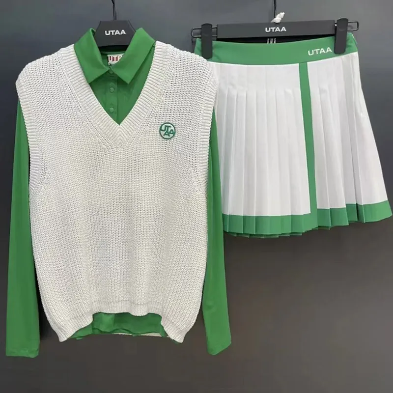 【Presale 】Women's Basic Skirt  Pleated Mini Skirt  Waisted Pleated Tennis Skirt School A-Line Skater Skirts with Lining Shorts