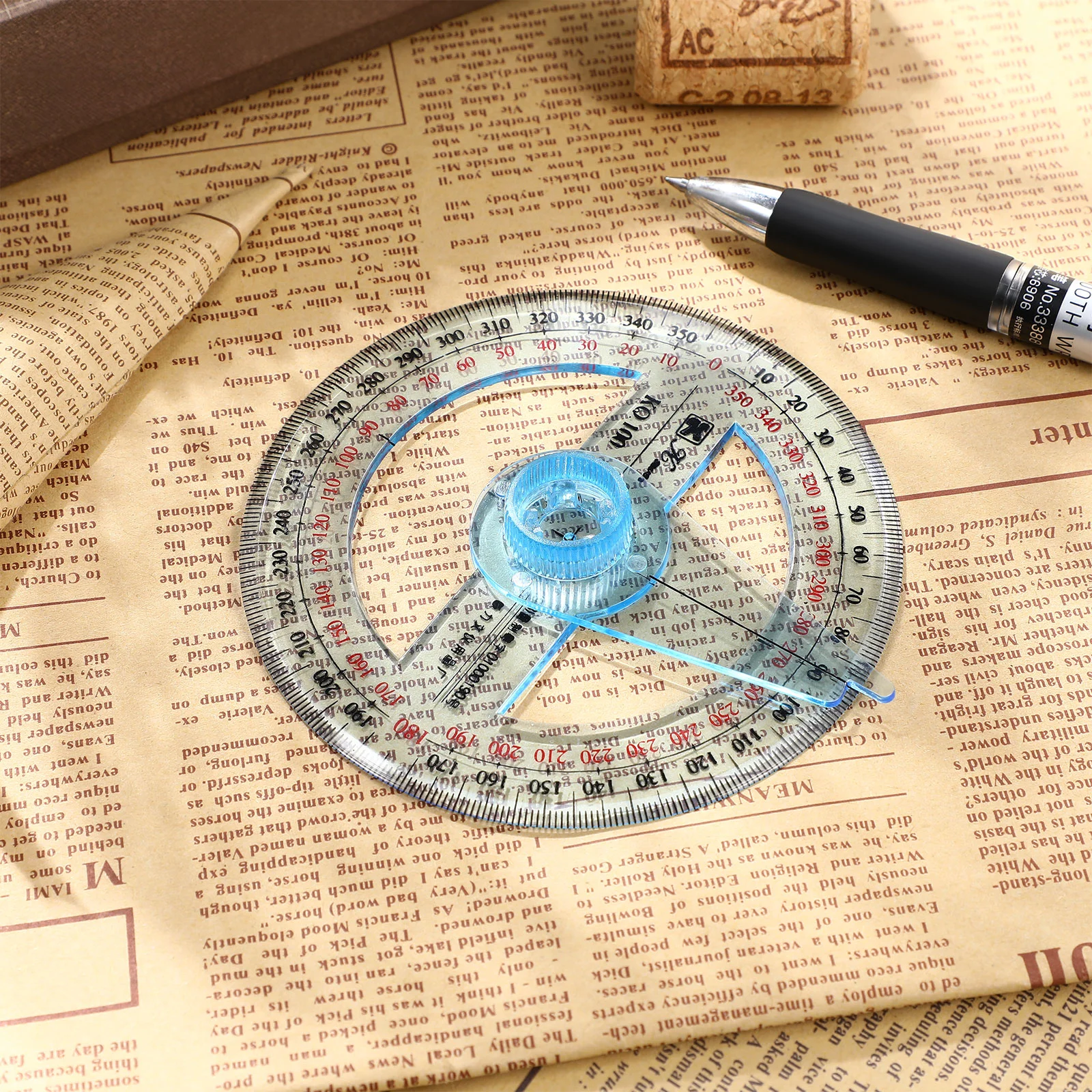 2-х шт. геометрическая линейка транспортир для геометрии многофункциональный