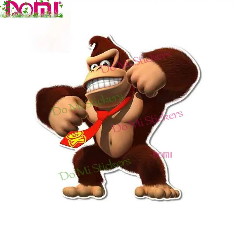 

Quality Printed Decals Donkey Kong Cask Wall Car Sticker Bumper Decal Tuning Suitcase Vinyl Car Wrap Die-Cut