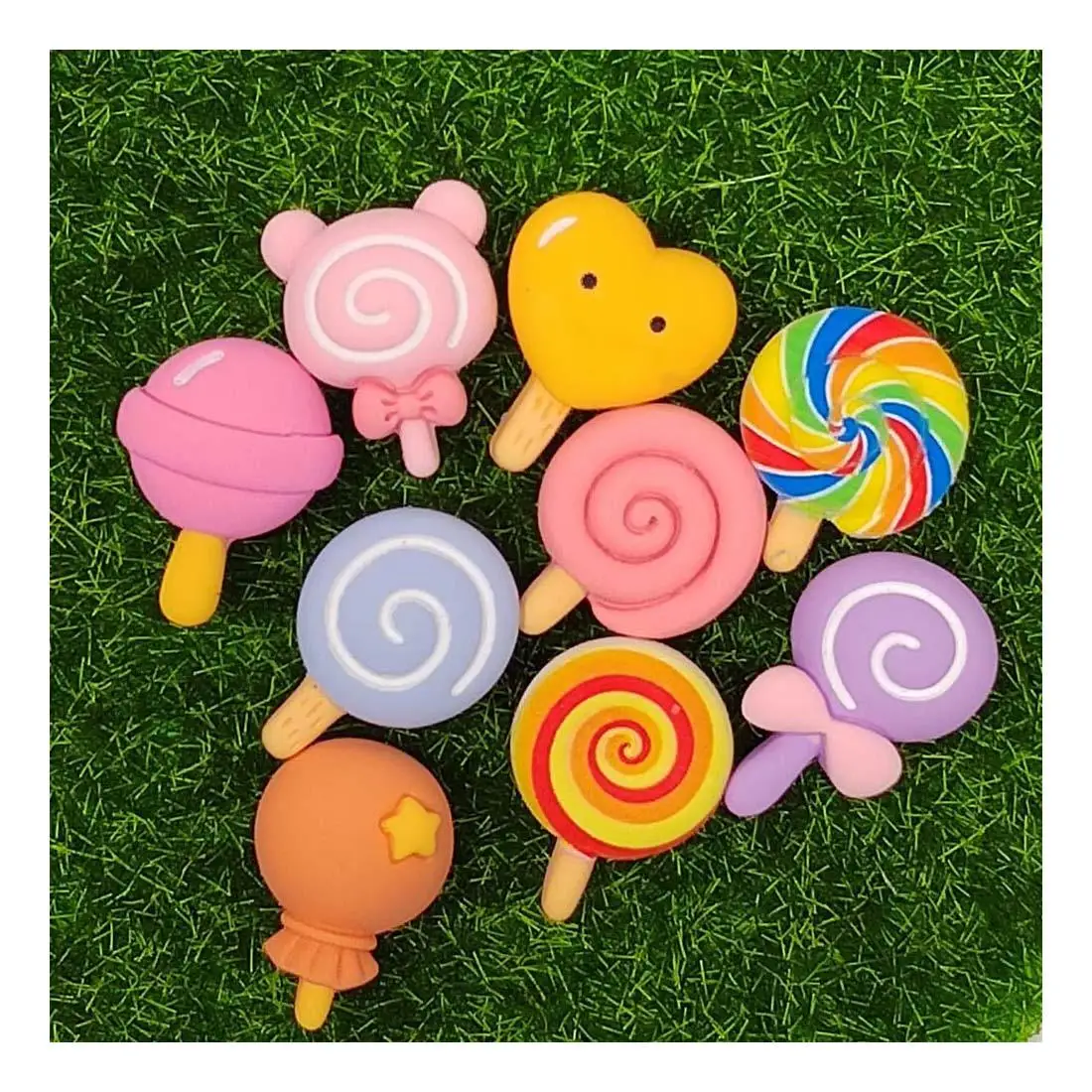 

MIx Design Simulation Ice Cream Food Flatback Resin Cabochon Scrapbooking For Hair Bows Decor DIY Dollhouse Crafts Accessories