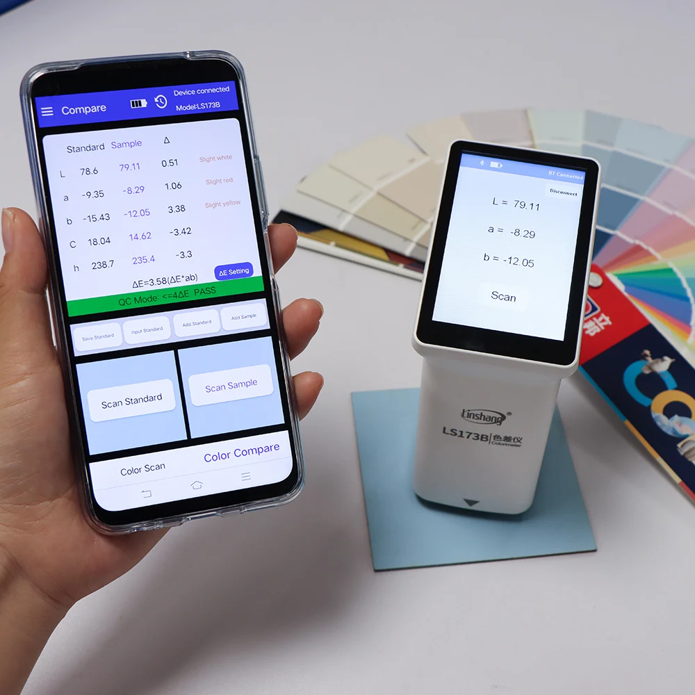 Linshang LS173B колориметр для измерения цвета квартиры портативный жидких фруктов