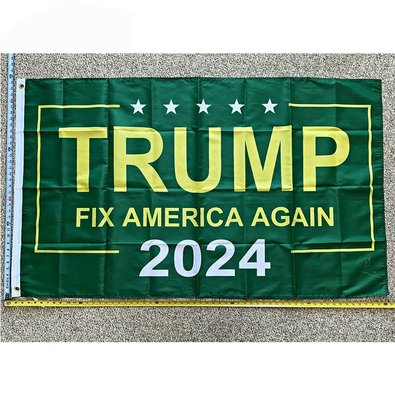 

Donald Trump Flag FREE SHIPPING 2024 Don Jr Fix America Again GREE USA Sign 3x5' yhx0067