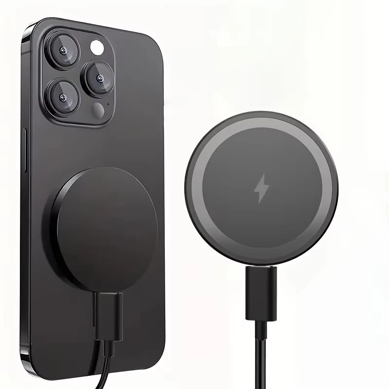 Mini Magnetic Wireless Charger Phone Pad For Magsafe iPhone 17 16 15 14 13 12 Pro Max Airpods 4 Pro Magnet Fast Charging Station