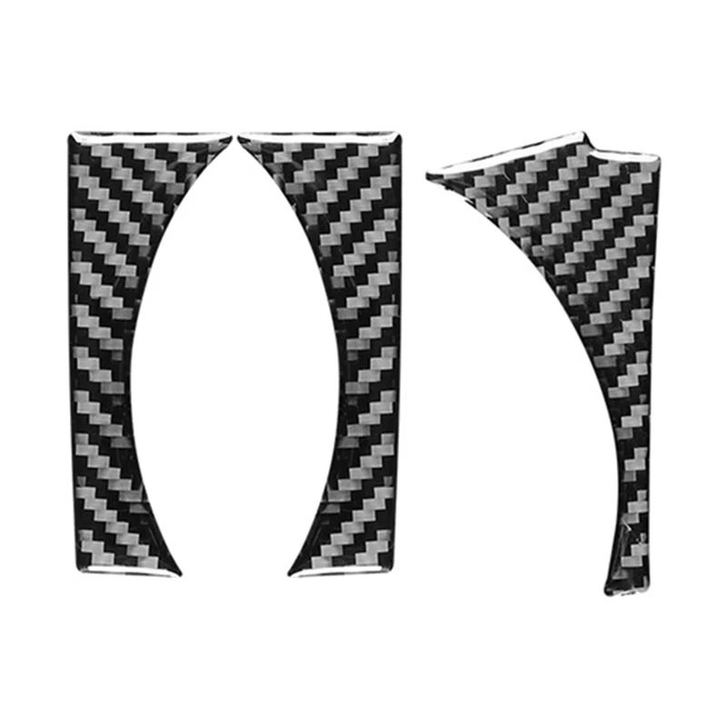 

Carbon Fiber Air Conditioner Air Outlet Trim Cover Decoration Stickers For Toyota RAV4 2014-2019 LHD Accessories