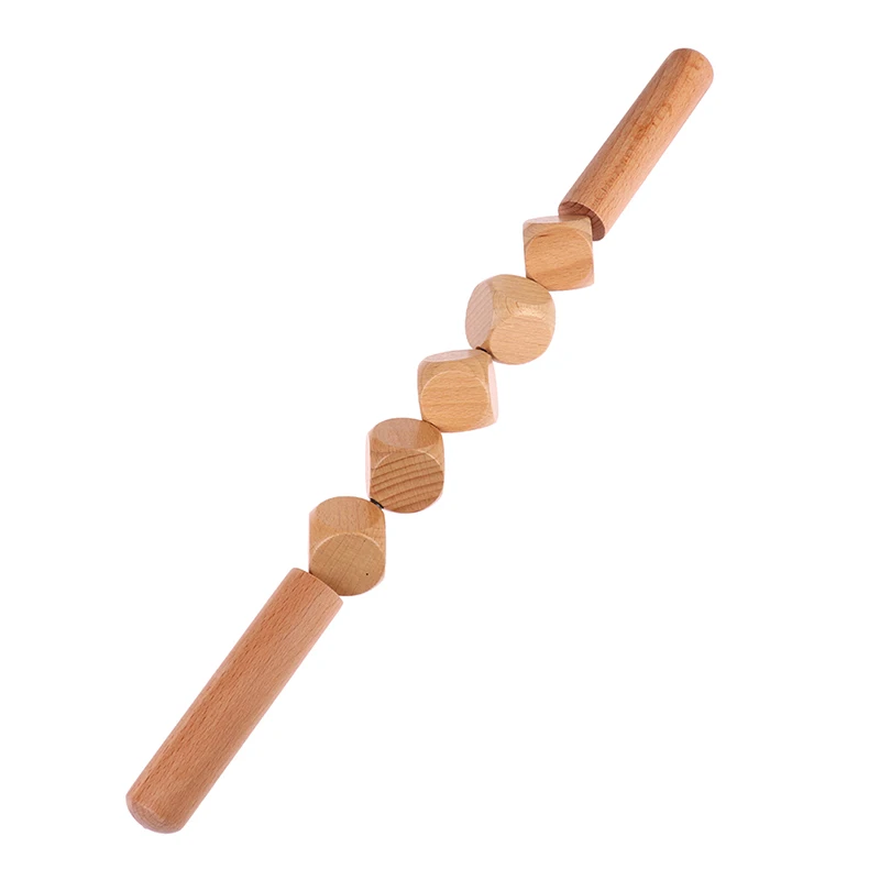 

Wooden Body Massage Tool Foot Reflexology Acupuncture Thai Massage Roller Therapy Meridians Scrap Lymphatic Health Care