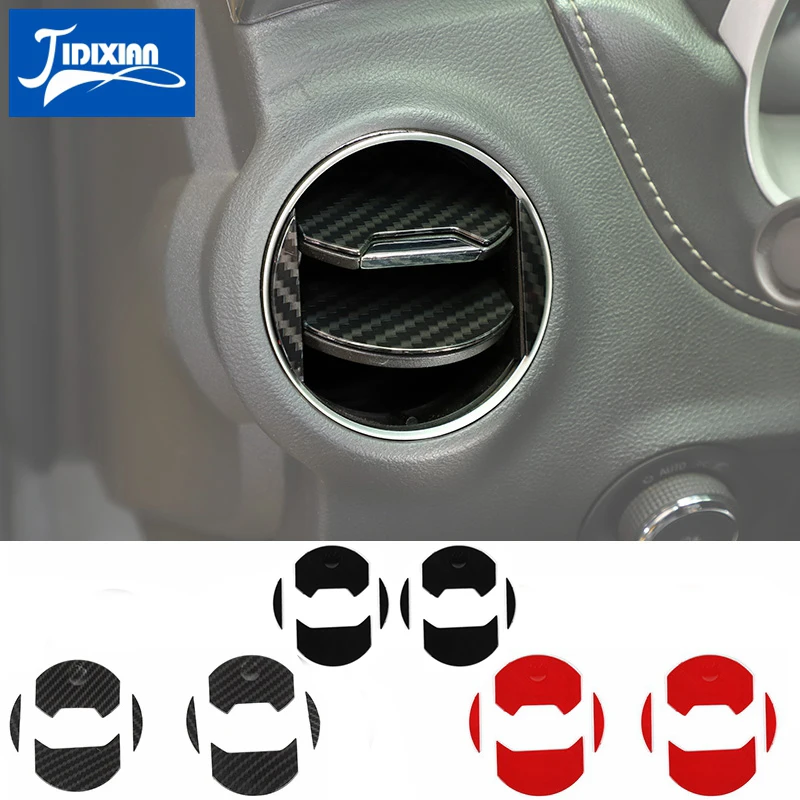 

ABS Car Air Conditioning Vent Outlet Decoration Cover for Chevrolet Camaro 2010 2011 2012 2013 2014 2015 Interior Accessories