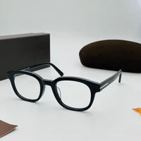 optical eyeglasses for men women retro 5808 style anti blue glasses light lens plate full frame with box