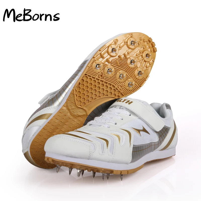 Professional Unisex Track and Field Shoes Spike Long-Jump Sneakers Competition Training Footwear
