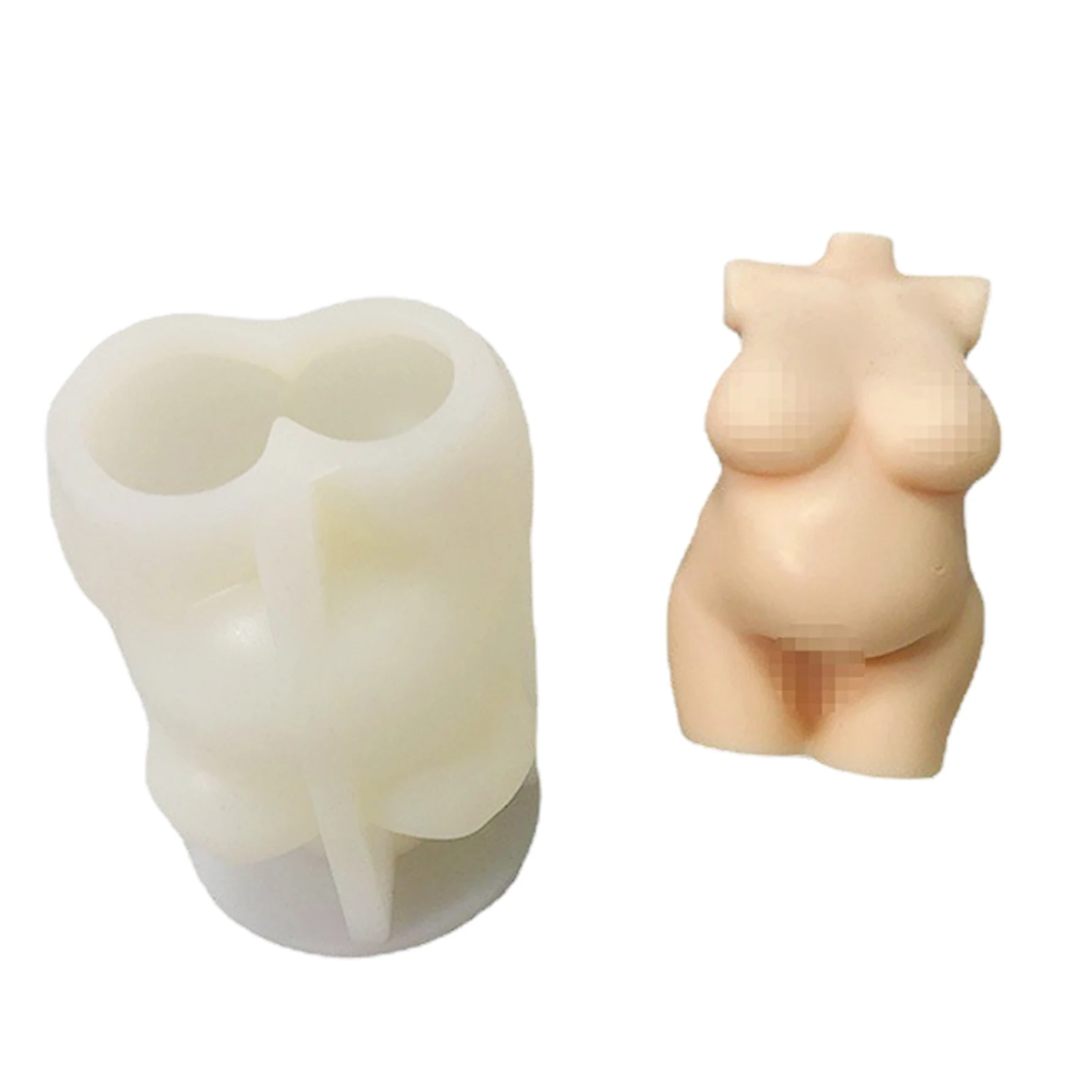 

Body Silicone Mold Naked Female Shape Mold 3D Candle Moulds Clay Soap Mould For Resin Pendant Plaster Carving Easy To Release