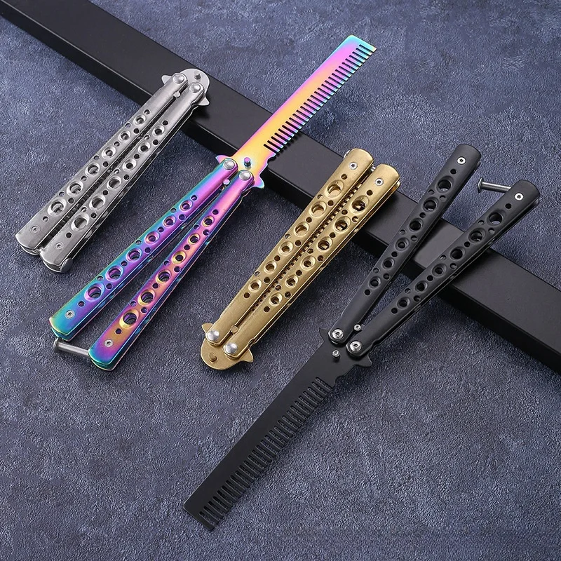 Портативный тренировочный нож-бабочка складной нож CSGO Balisong карманный Клинок для