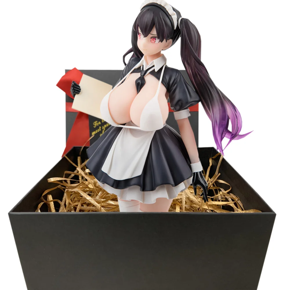 

【Hard Ver.】Hentai Figure Kou Jikyuu Maid Cafe Ten'in-san - 1/6 Lewd Anime Character Collectible Model Gift Toy.