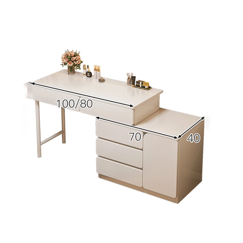 Дизайнерские зеркальные шкафы для хранения в спальне белые женские органайзер