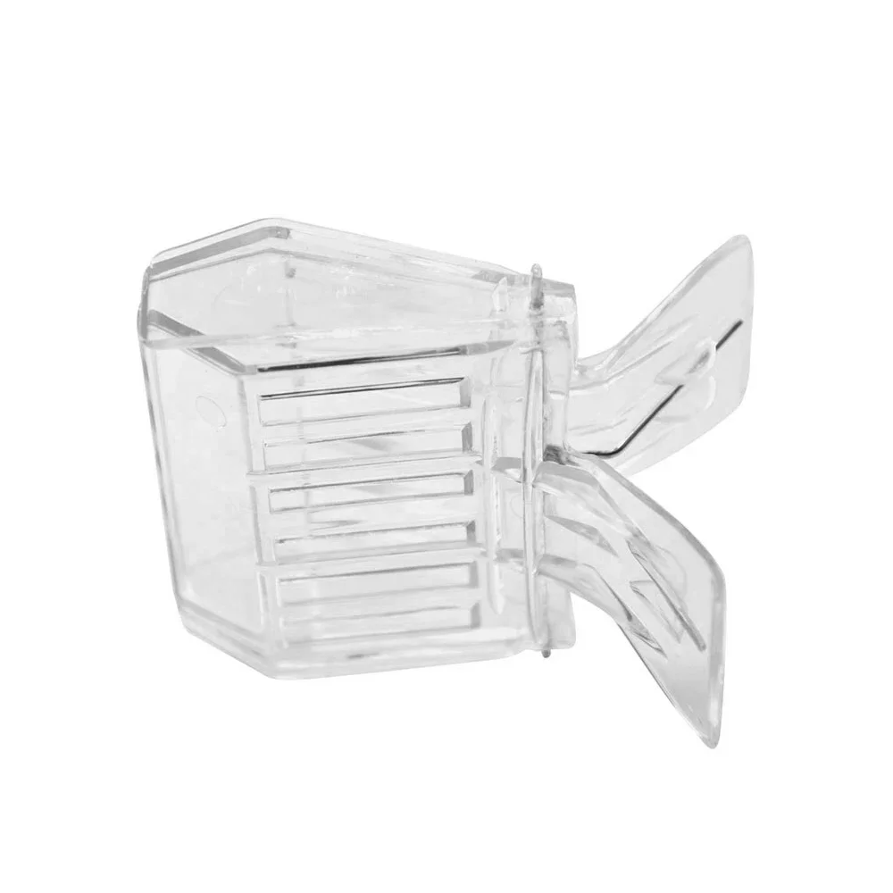 8 шт. ловец пчелиной королевы бесцветный прозрачный пластиковый зажим клетка