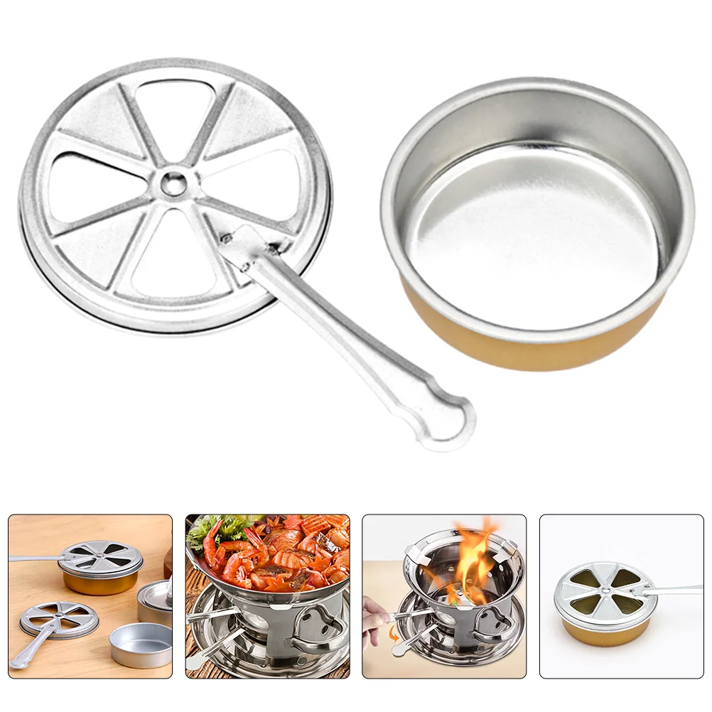 

3 Sets Solid Burner Solid Cups Outdoor Camping Stoves