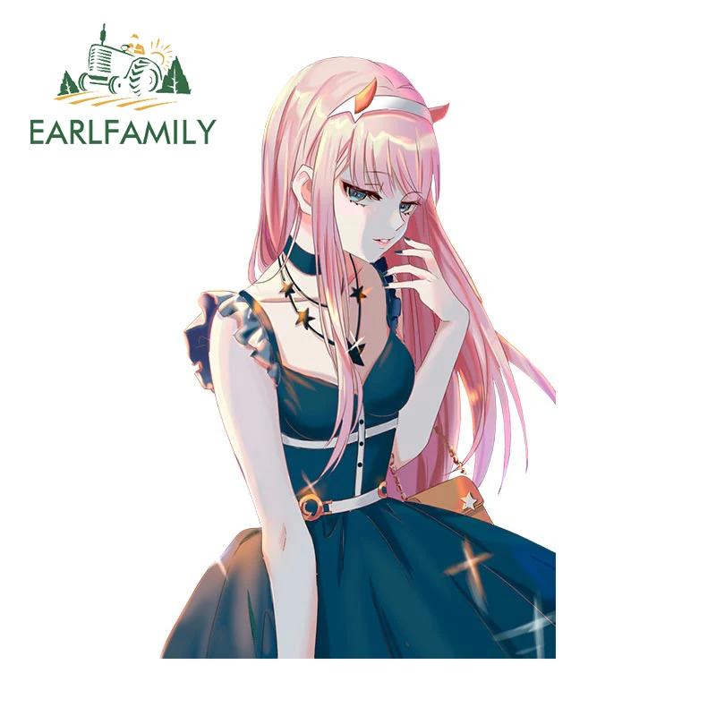 

EARLFAMILY 13 см x 8,6 см для нуля, две автомобильные наклейки, креативная личность, оригинальная наклейка, водонепроницаемая Солнцезащитная доска ...