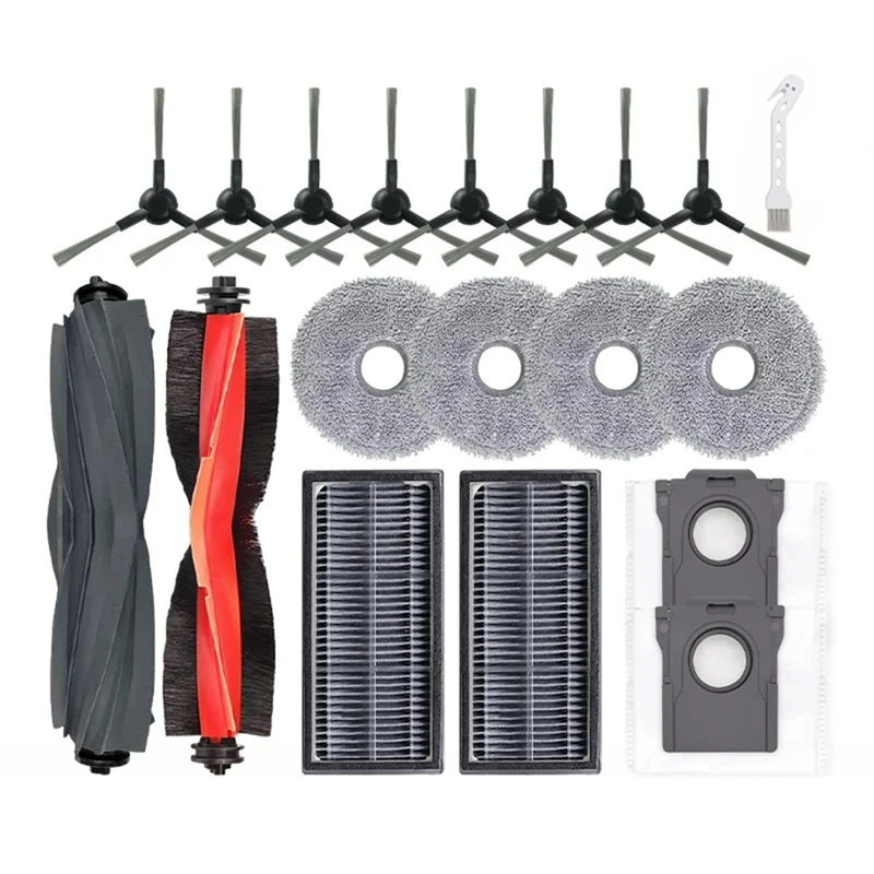 For Dreame Bot S10 Pro Ultra X30 / Plus Robot Vacuum Replacement Main Side Brush Hepa Filter Mop Rag Dust Bag