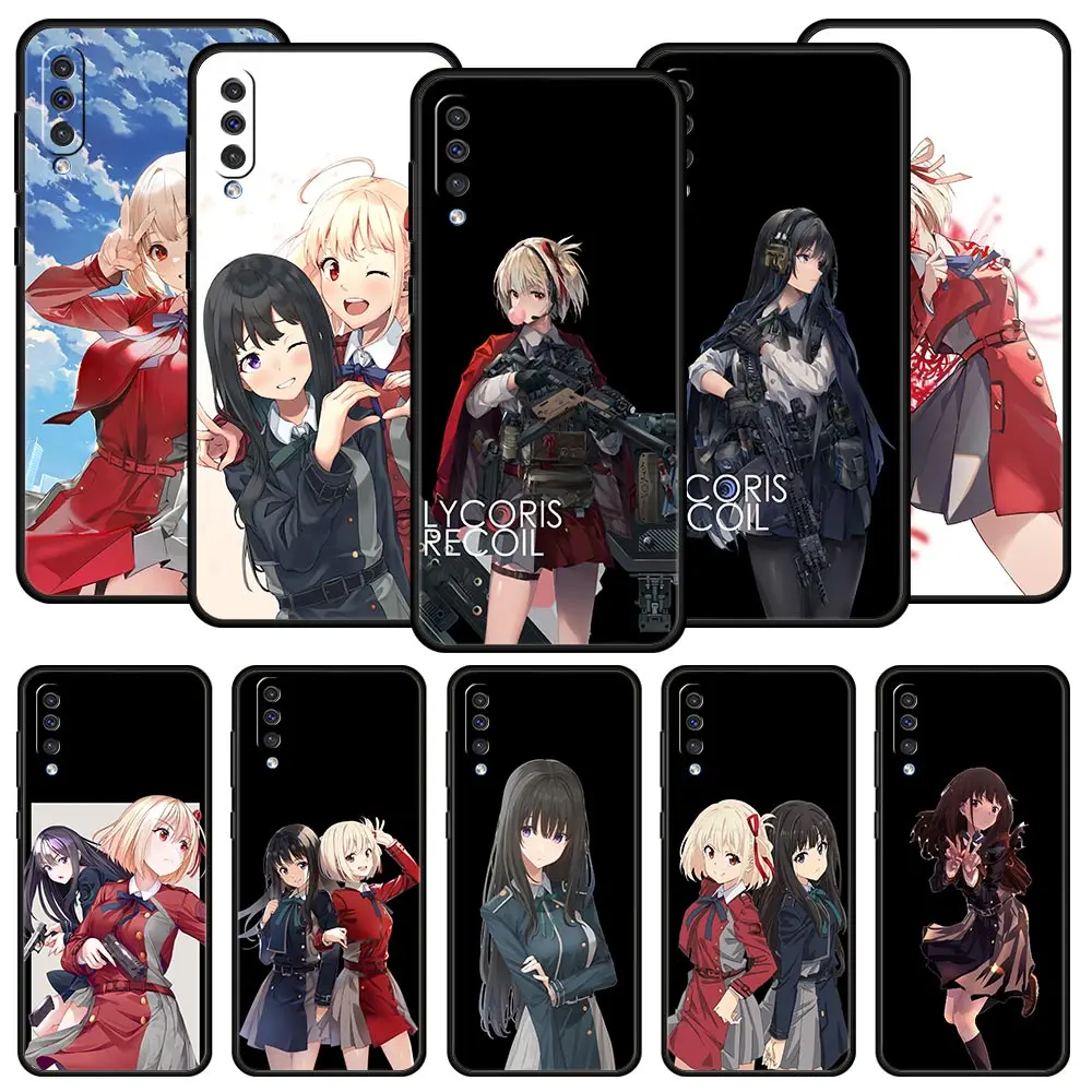 

Lycoris Recoil Chisato Nishikigi Phone Case For Samsung A12 A32 A50 A70 A20E A20S A10 A10S A22 A40 A42 A52 5G A02S A04s Cover