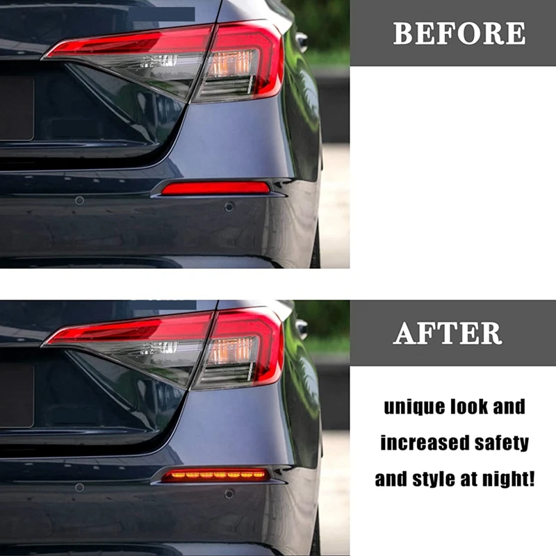 Для Honda Civic 11-го поколения 2022 фонарь заднего бампера тормоза задний индикатор