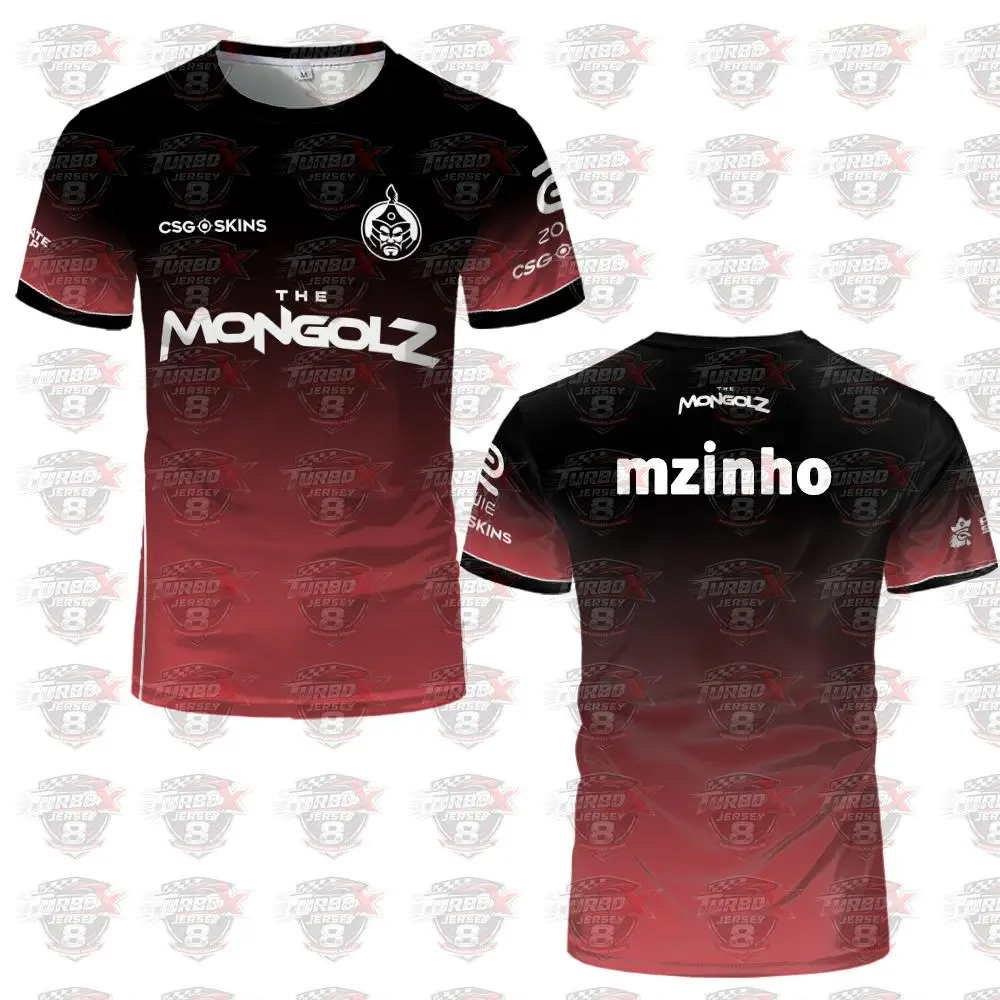 Фото Футболки для фанатов команды The Mongolz Esports Team 2026 года, тренировочная форма игроков Major Pro League CS2, мужские и женские, на заказ №4