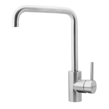 Смеситель для кухни LEMARK LM5077S (Нерж. сталь аэратор гибкая подводка поворотный