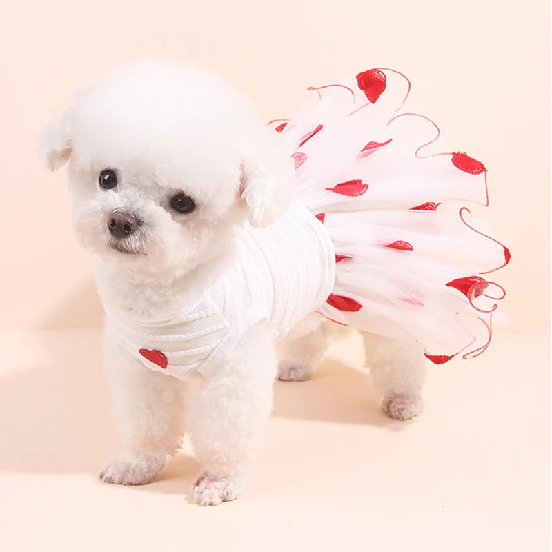 

Dog Dress Spring Autumn Chihuahua Dog Clothes Cat Puppy Skirt Tutu Yorkie Pomeranian Maltese Bichon Poodle Clothing dog dresses