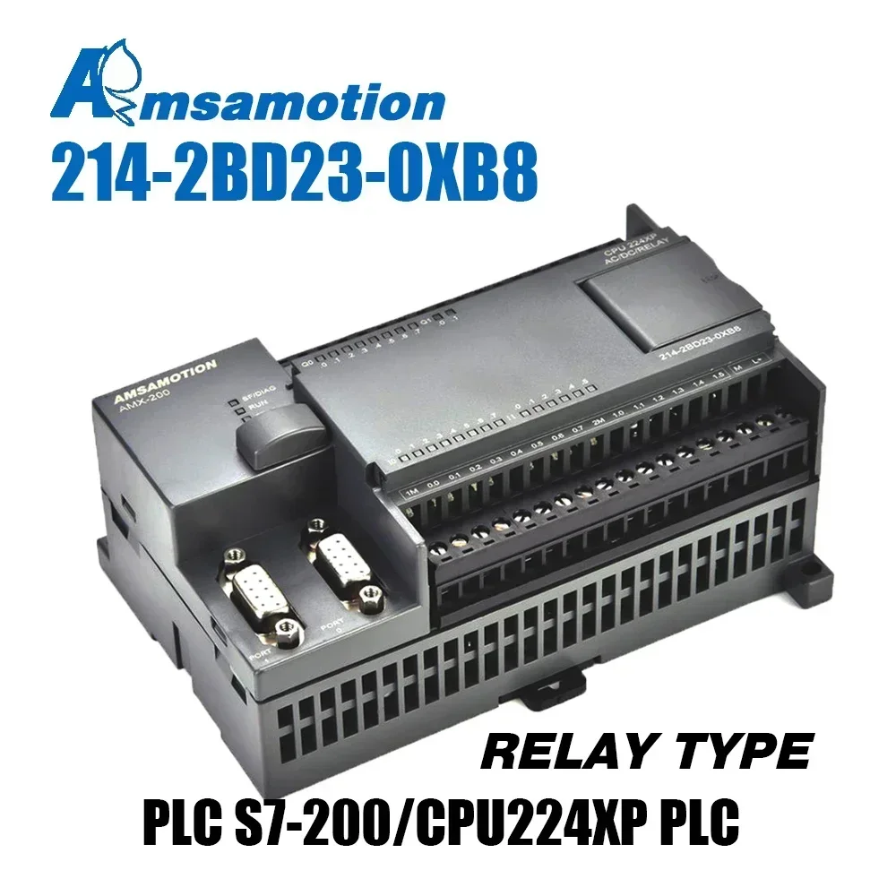 Фото Программируемый логический контроллер CPU224XP (PLC) — замена Siemens 214-2BD23-0XB8, 220В, с релейным выходом, программируемый процессор S7-200 CPU224 №1