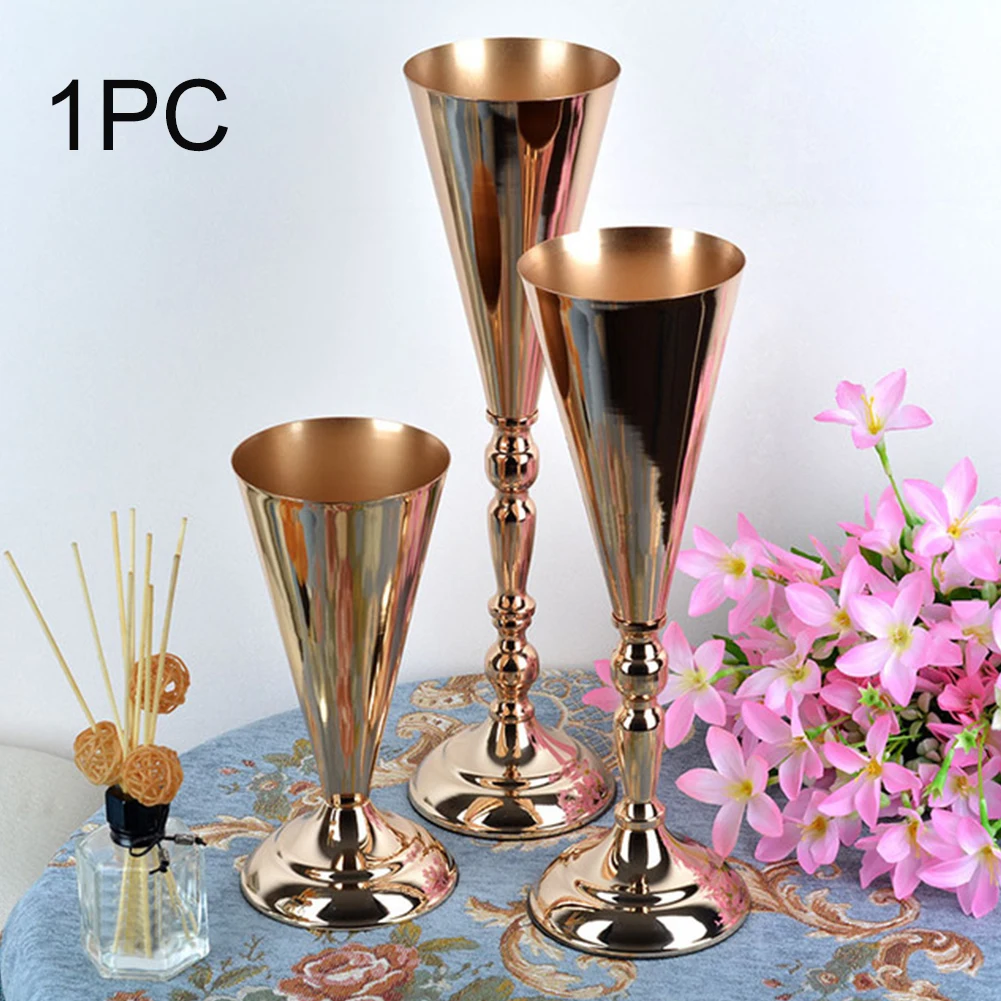 Storage DIY Craft Iron Art Flower Vase Home Decor Living Room Display Rustproof Wrought Wedding Arrangement | Дом и сад