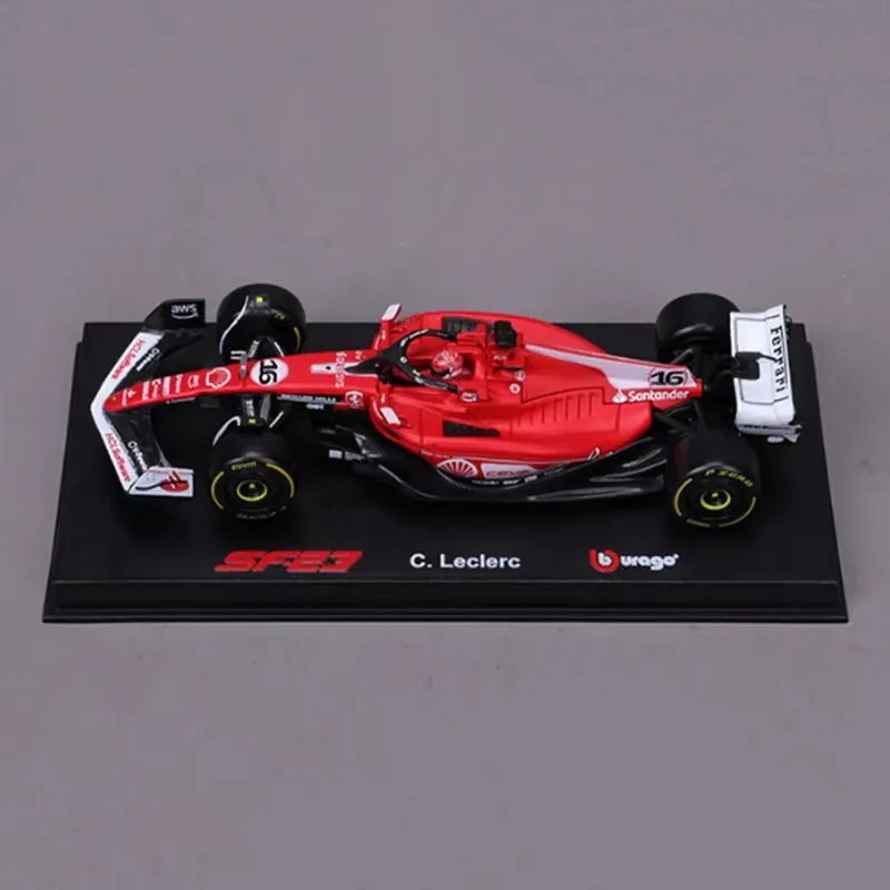 Фото Новинка в наличии Bburago 1:43 Ferrari Sf-23 Las Vegas версия из сплава, миниатюрная литая под давлением модель Monza Livery Ferrari Sf-23, автомобильные игрушки в подарок №2