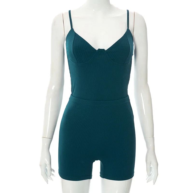 Новинка 2022 летний однотонный дизайнерский красный комбинезон на бретельках