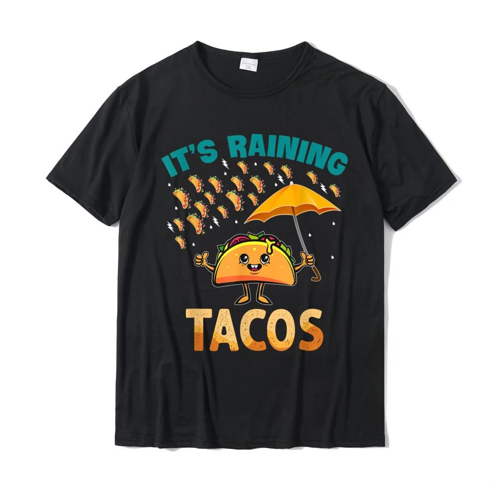 Забавная детская футболка с надписью It Is Raining Tacos подарок для девочек и мальчиков
