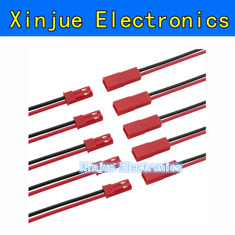

10Pair Jst 2 pinos macho & fêmea cabo conector p fio plug jack conectores para led lâmpada tira rc bec bateria diy fpv zangão