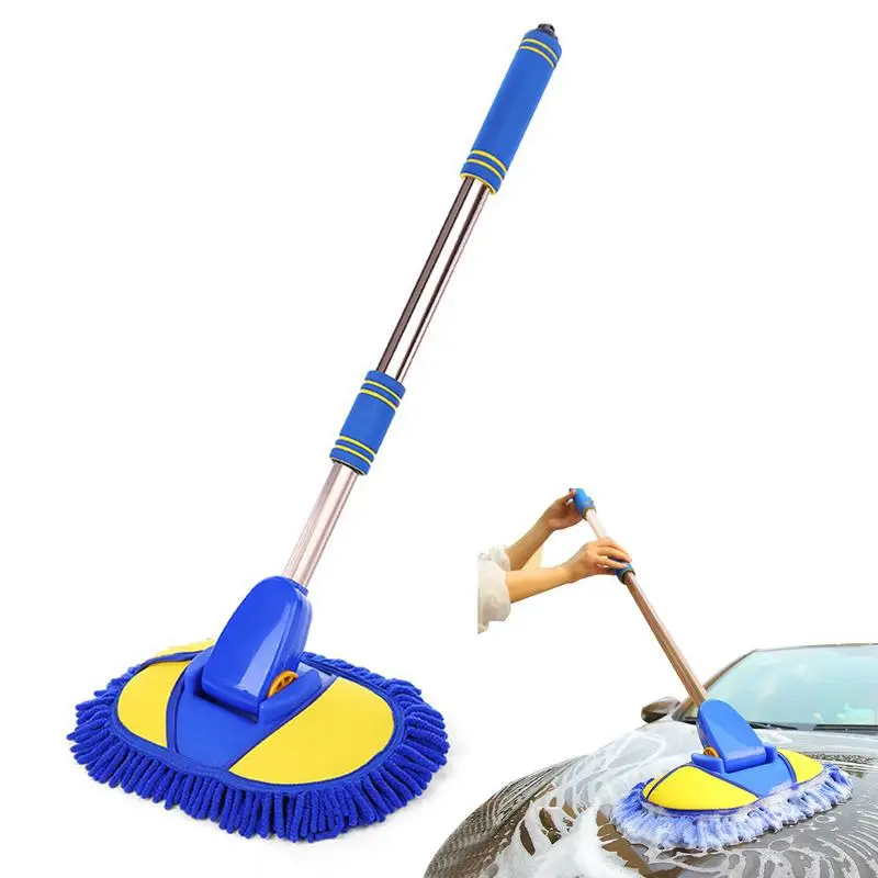 

Car Cleaning Brush Durable Car Wash Brush With Long Handle Car Cleaning Telescopic Brush Kit Car Wash Equipment For Car RV SUV