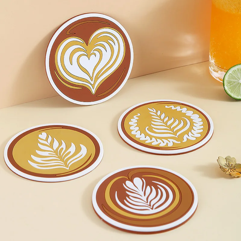 Трансграничный коврик для кофейной чашки Latte Art Обеденный стол в западном стиле