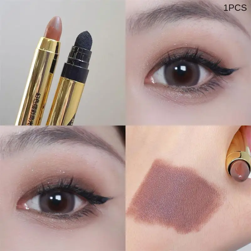 

Double-head Metallic Eyeshadow Stick Shimmer Eyeshadow Pencil Ultra Pigmented And Long Lasting Cream Eye Shadow Pen Cosmetics