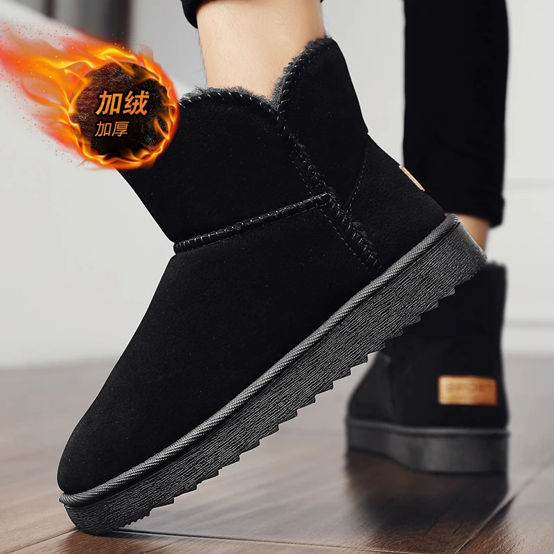 

Shoes for Men Winter Snow Boots Male Sneakers Men Ankle Boots Fashion Casual Cotton Shoes Luxury Shoes Couples Size Large 45