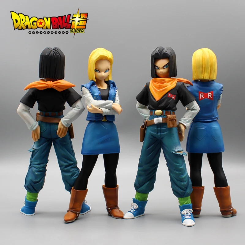 

Аниме-фигурка Dragon Ball Z на Android 17, 18 дюймов, экшн-фигурка 24 см, Статуэтка из ПВХ, Коллекционная модель, декоративные игрушки, рождественский под...