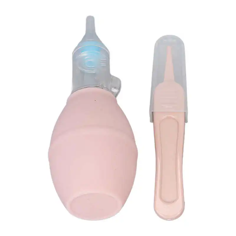 

Baby Nose Sucker Baby Manual Nasal Aspirator Double Valve Harmless for Infant for Clean Nose