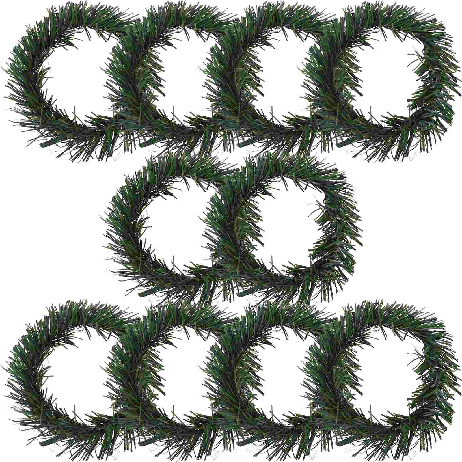 

10 Pcs Pillar Rings Decor Decorations Party Christmas Home Hanging Wreaths Decorative Ornament