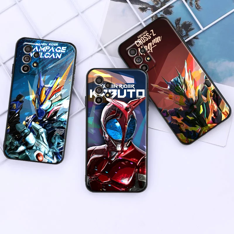 

Bandai Kamen Rider Fashion Classic For Samsung A20 A21 A22 4G 5G Phone Case Silicone Cover Carcasa Back Liquid Silicon Soft